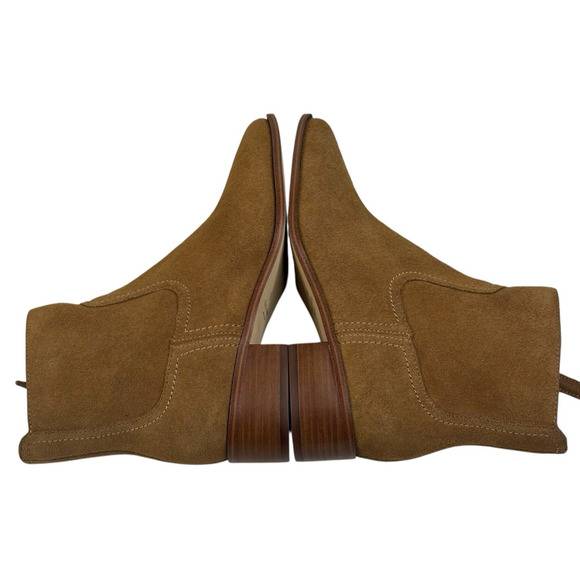 Cole Haan Naia Brown Suede Booties Ankle Boots Womens Size 7B W32260 New - Picture 4 of 10